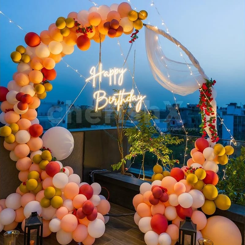 Roof Birthday Decoration