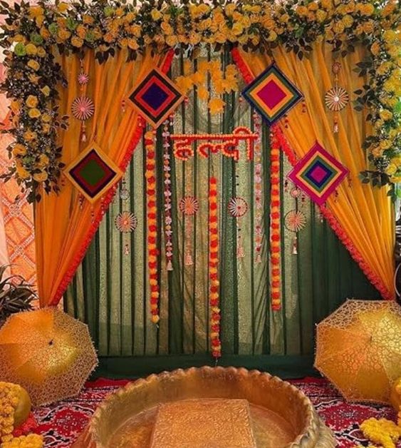 Haldi - Decoration