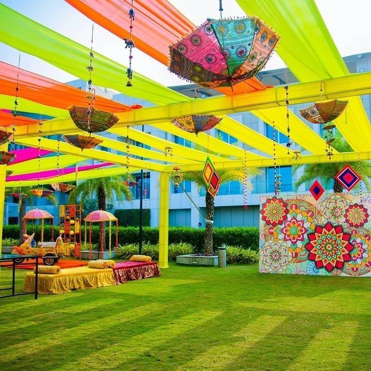 Haldi Gardens Vibes