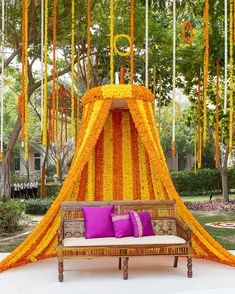 Floral Haldi Decoration