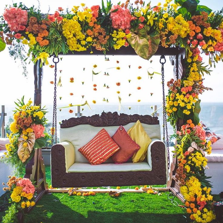 Swing Mehendi Seating